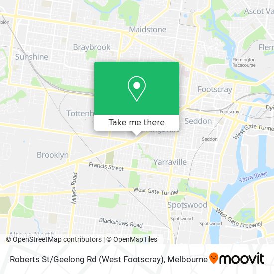 Roberts St / Geelong Rd (West Footscray) map