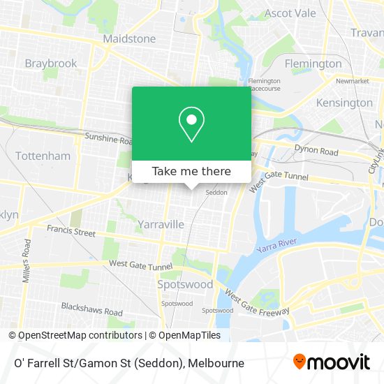 O' Farrell St / Gamon St (Seddon) map