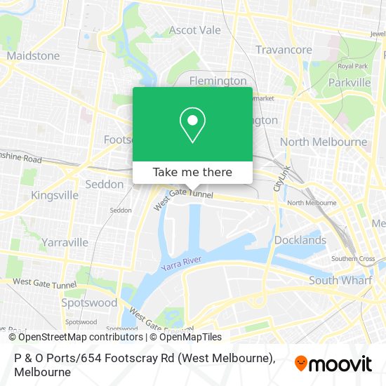 P & O Ports / 654 Footscray Rd (West Melbourne) map
