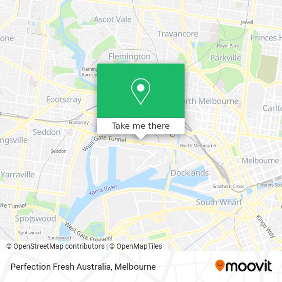 Perfection Fresh Australia map