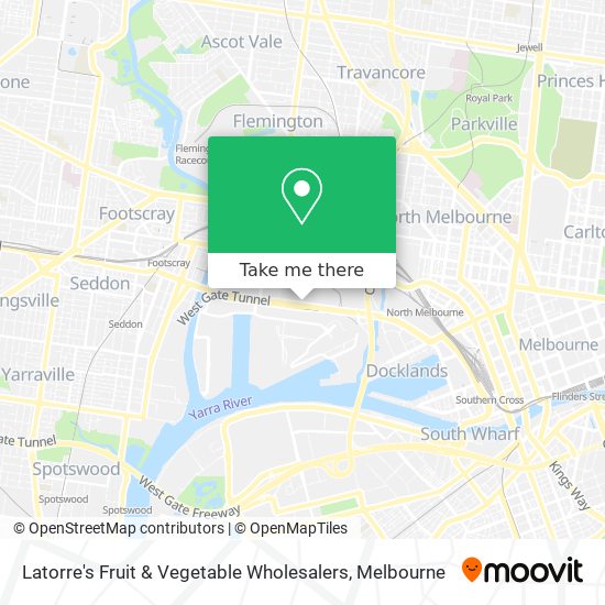 Latorre's Fruit & Vegetable Wholesalers map