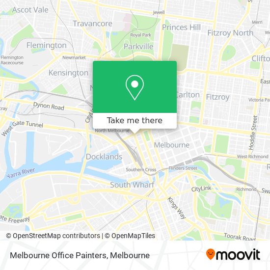 Mapa Melbourne Office Painters