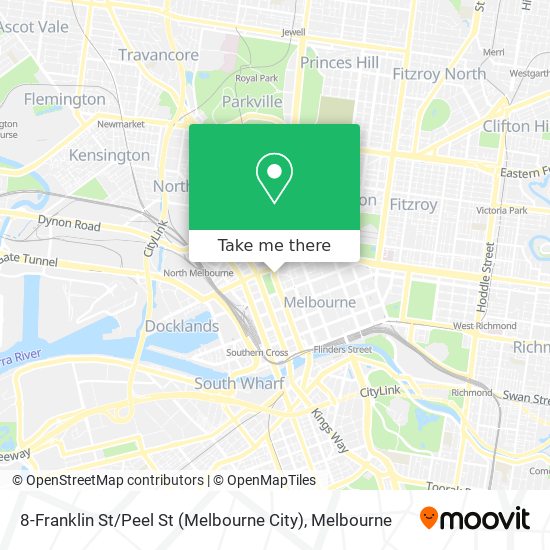 8-Franklin St / Peel St (Melbourne City) map