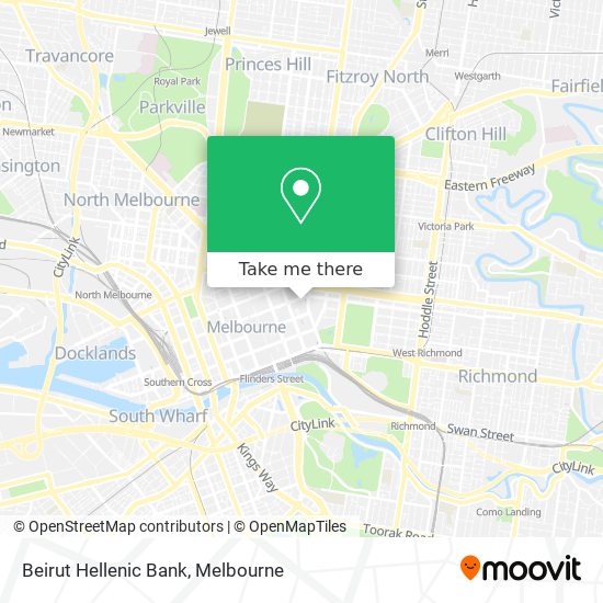Beirut Hellenic Bank map