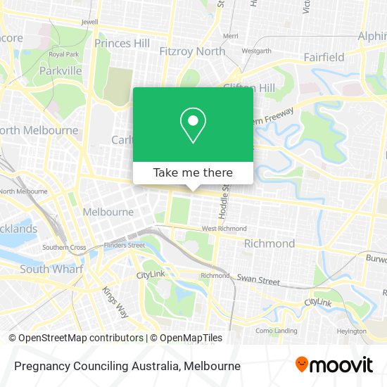 Pregnancy Counciling Australia map