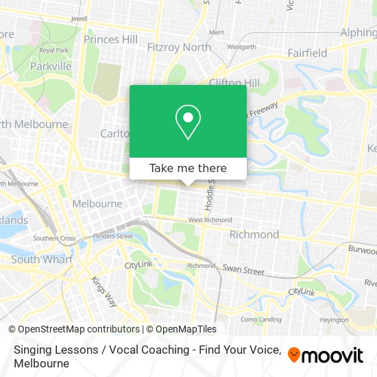 Singing Lessons / Vocal Coaching - Find Your Voice map