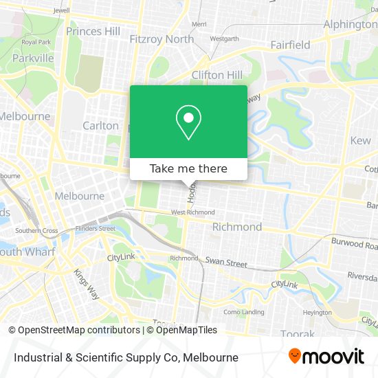 Industrial & Scientific Supply Co map