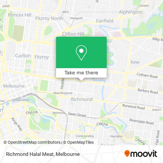 Richmond Halal Meat map