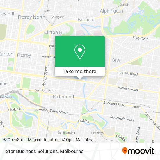 Star Business Solutions map