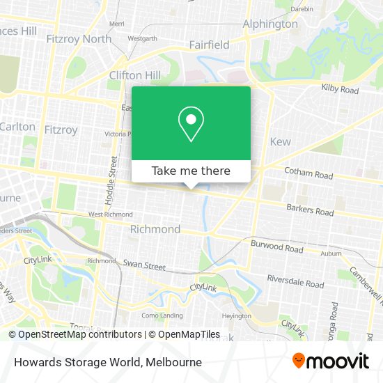 Howards Storage World map