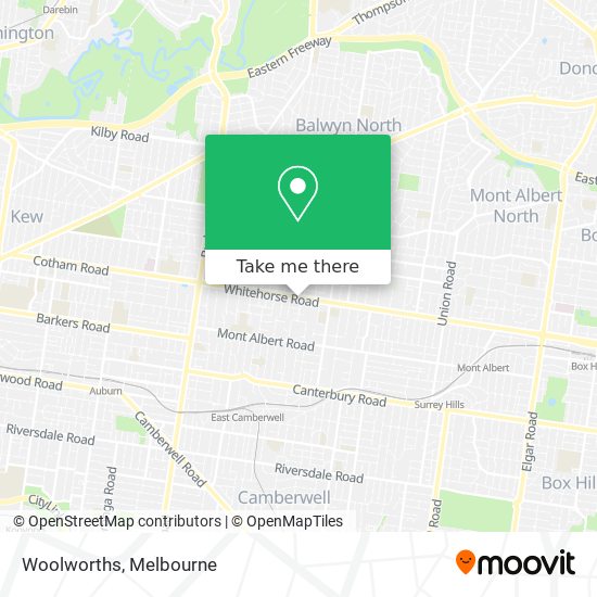 Woolworths map