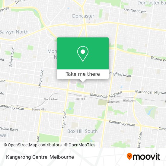 Kangerong Centre map