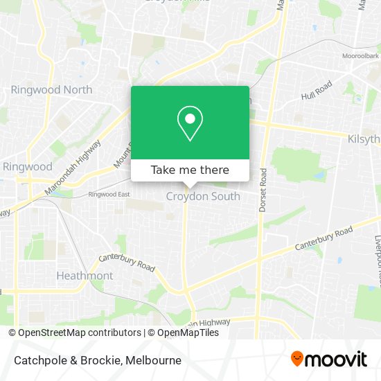 Catchpole & Brockie map