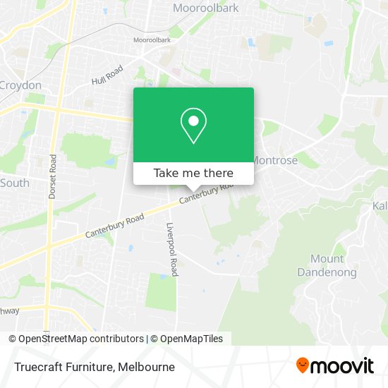 Truecraft Furniture map