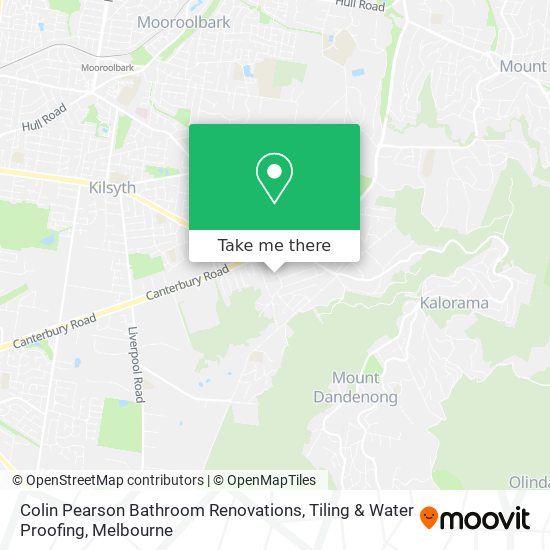 Colin Pearson Bathroom Renovations, Tiling & Water Proofing map