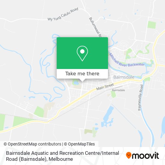 How to get to Bairnsdale Aquatic and Recreation Centre / Internal Road
