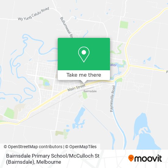 Bairnsdale Primary School / McCulloch St map