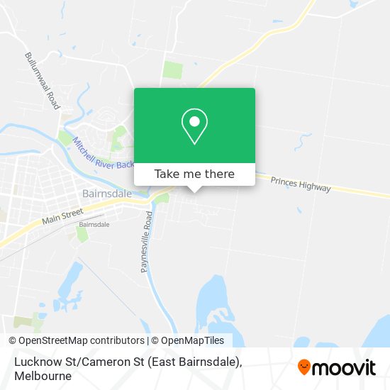 Lucknow St / Cameron St (East Bairnsdale) map