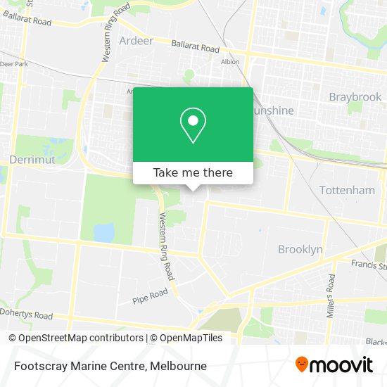 Footscray Marine Centre map