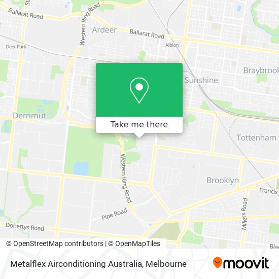 Mapa Metalflex Airconditioning Australia