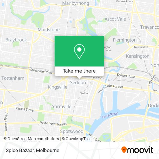 Spice Bazaar map