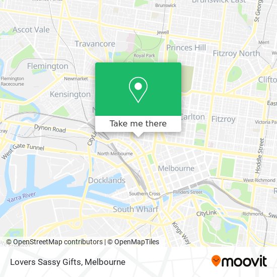 Lovers Sassy Gifts map