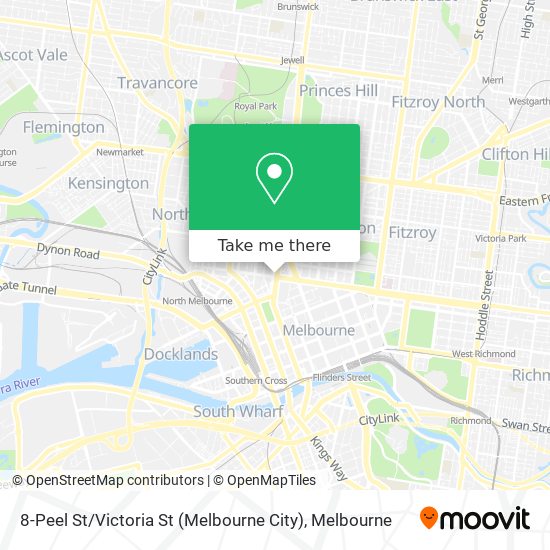 8-Peel St / Victoria St (Melbourne City) map