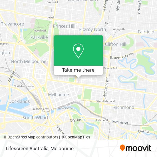 Lifescreen Australia map