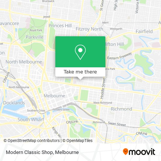 Modern Classic Shop map