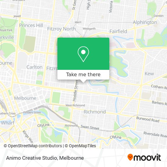Animo Creative Studio map