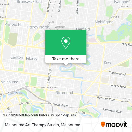 Melbourne Art Therapy Studio map
