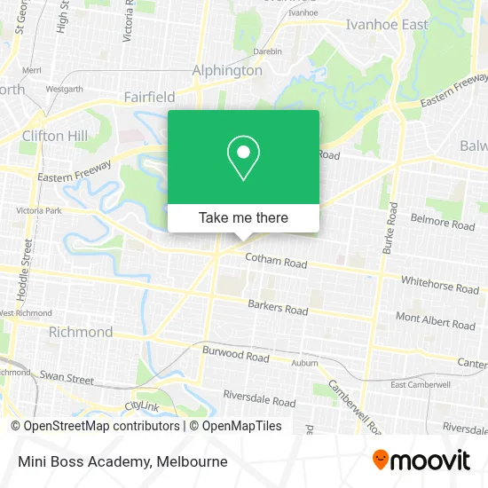 Mapa Mini Boss Academy