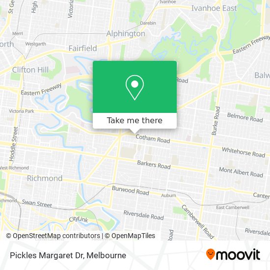 Pickles Margaret Dr map