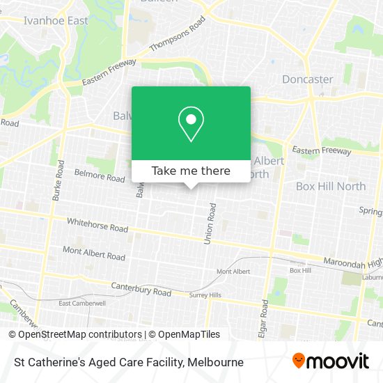 St Catherine's Aged Care Facility map