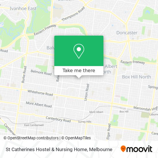 St Catherines Hostel & Nursing Home map