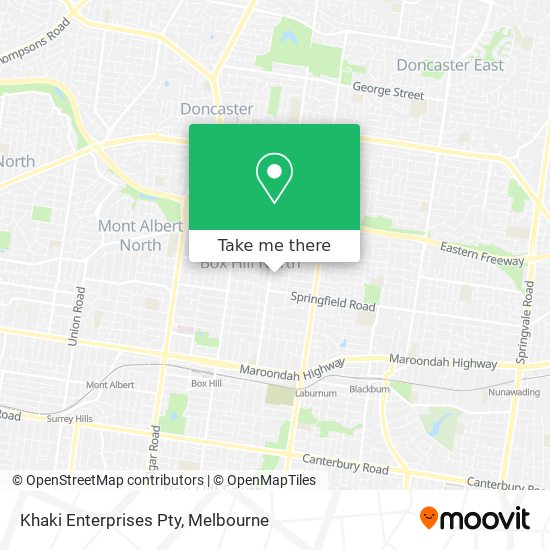 Khaki Enterprises Pty map