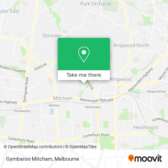 Gymbaroo Mitcham map