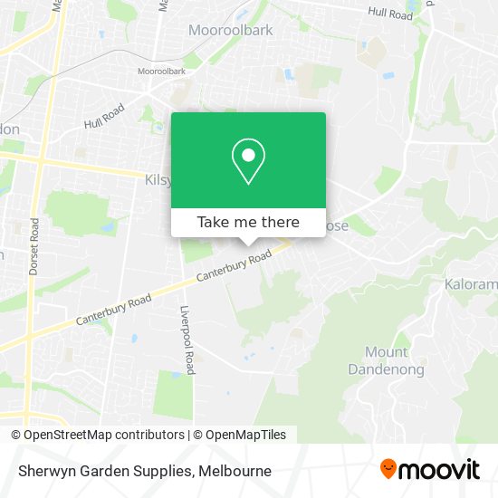 Sherwyn Garden Supplies map