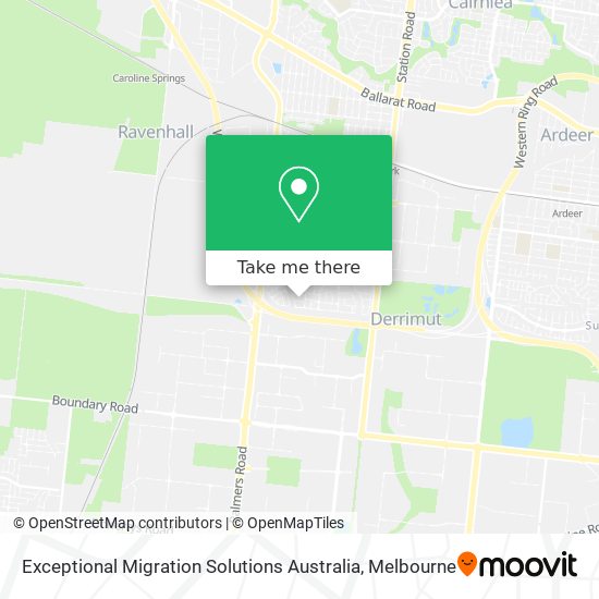 Mapa Exceptional Migration Solutions Australia