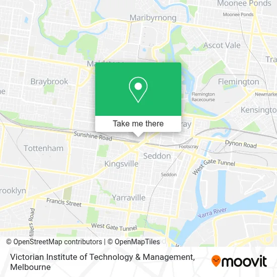 Mapa Victorian Institute of Technology & Management