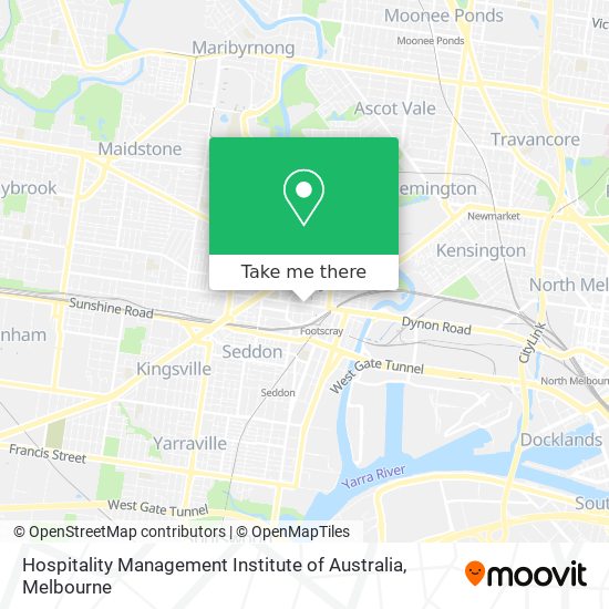 Hospitality Management Institute of Australia map