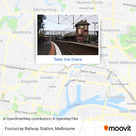 How to get to Footscray Railway Station by Bus, Train or Tram?