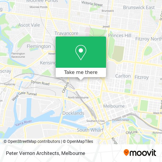 Peter Vernon Architects map