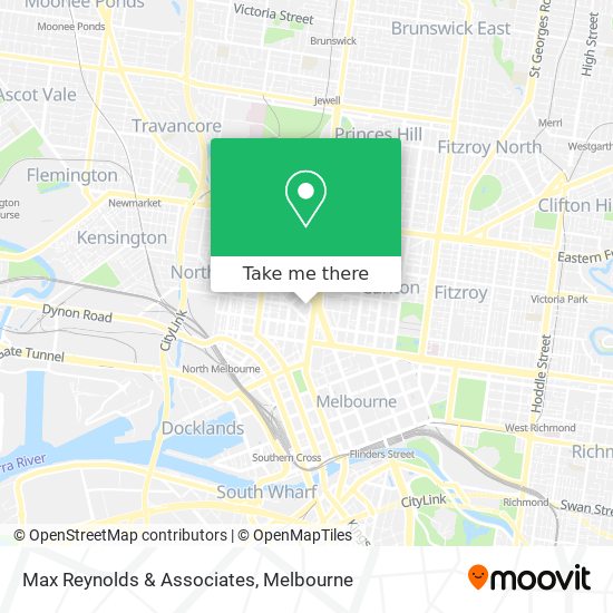 Max Reynolds & Associates map