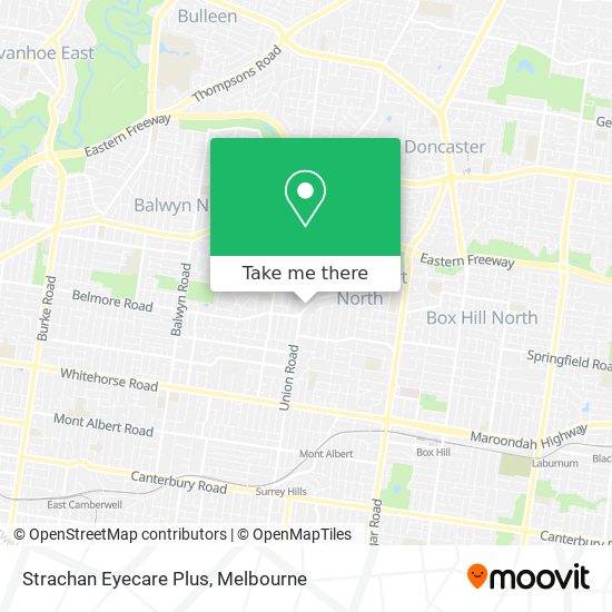 Strachan Eyecare Plus map