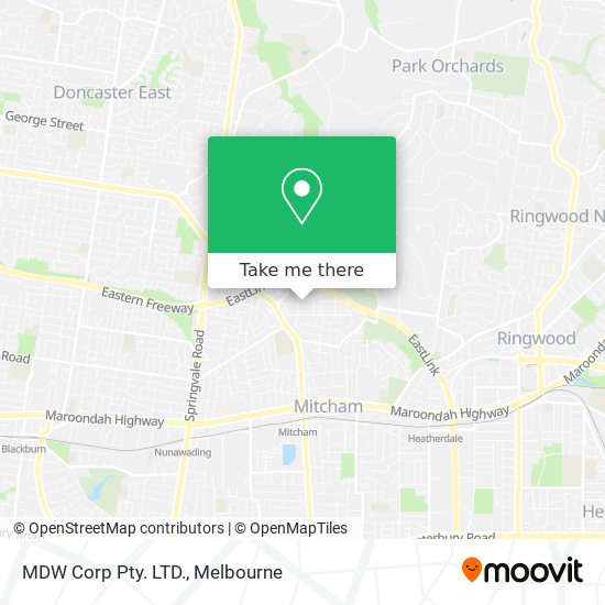 MDW Corp Pty. LTD. map
