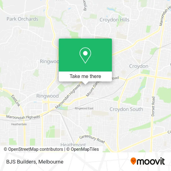 BJS Builders map