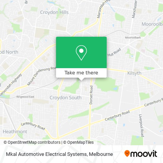 Mkal Automotive Electrical Systems map