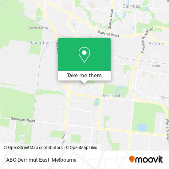 Mapa ABC Derrimut East