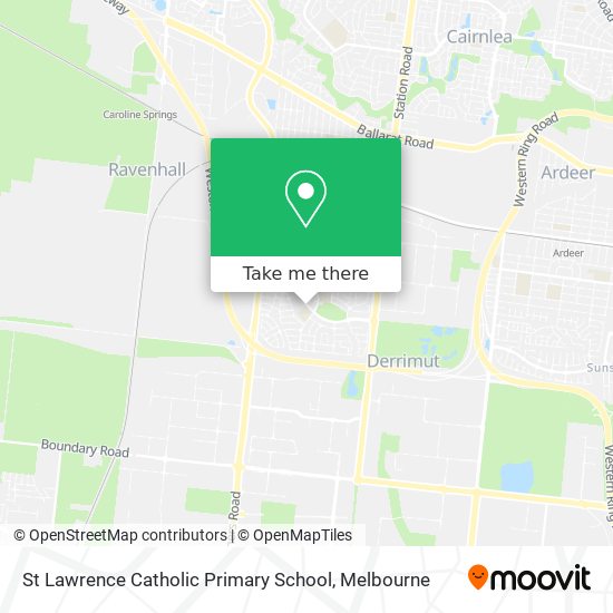 St Lawrence Catholic Primary School map